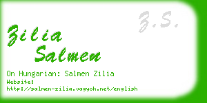 zilia salmen business card